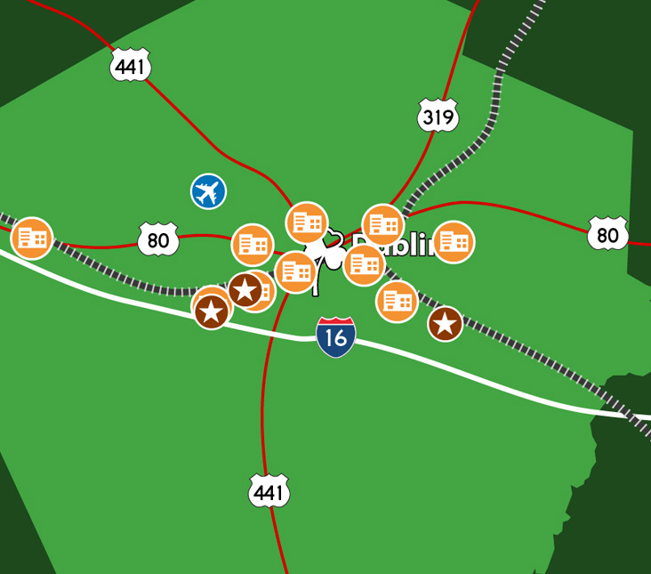 Interactive map